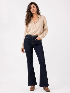🆕 BANANA REPUBLIC Bootcut Jeans NWT Women’s Size 31 Dark Wash